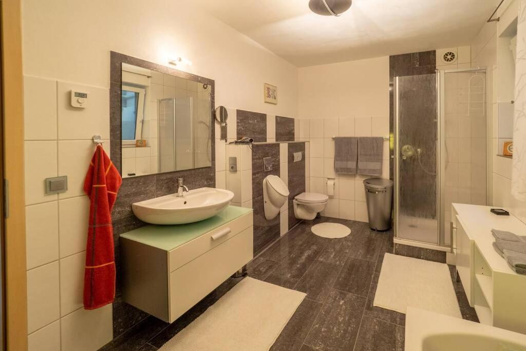Wohnung Mit Talblick, Ladestation E-Auto Siegen Exterior foto