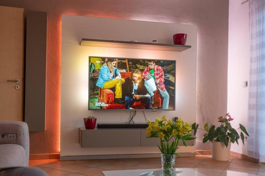 Wohnung Mit Talblick, Ladestation E-Auto Siegen Exterior foto