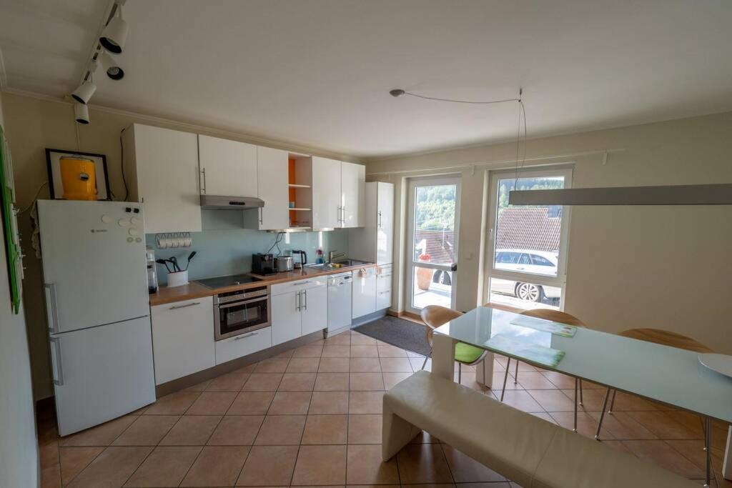 Wohnung Mit Talblick, Ladestation E-Auto Siegen Exterior foto